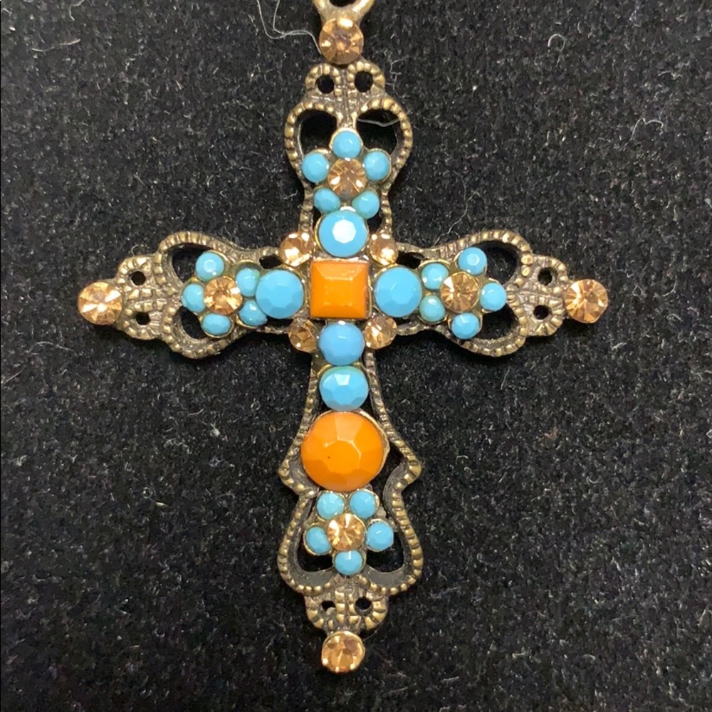 Blue stone cross - Picture 6 of 6